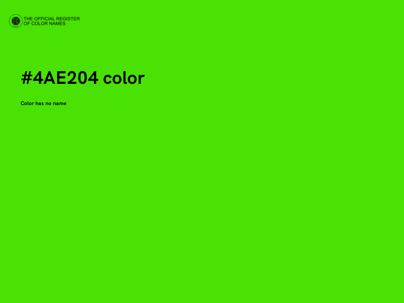 #4AE204 color image