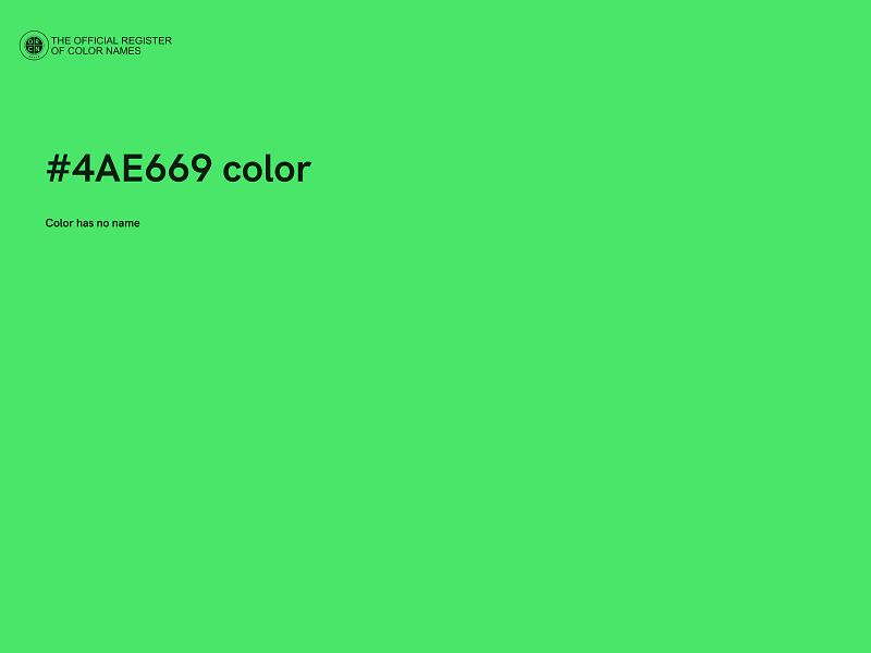 #4AE669 color image