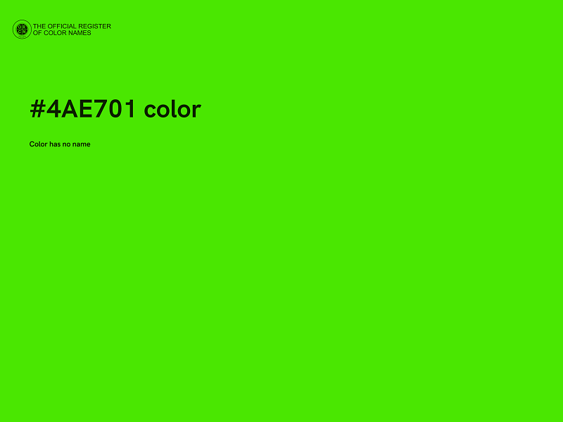 #4AE701 color image