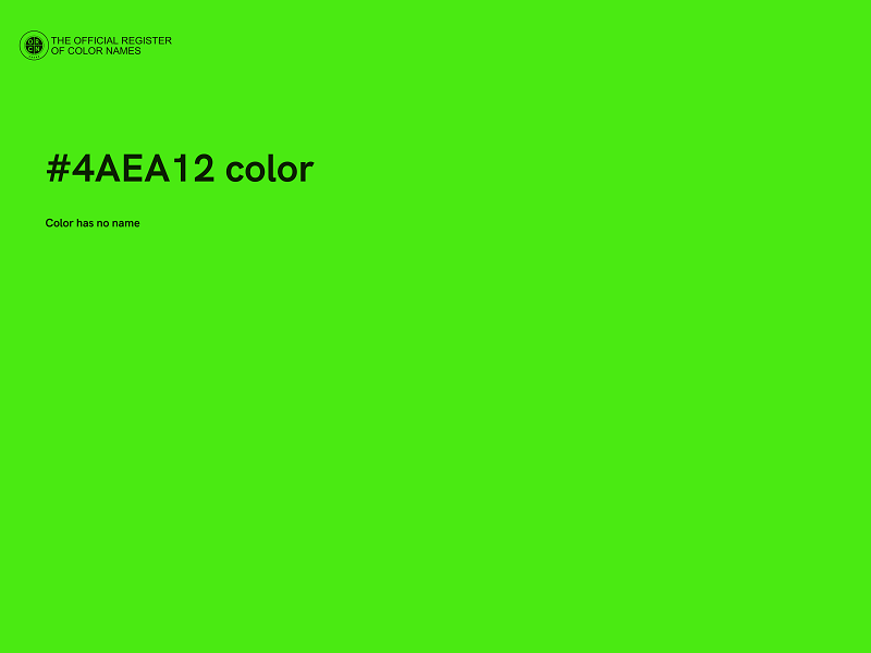#4AEA12 color image