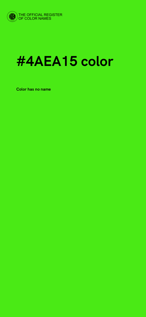#4AEA15 color image