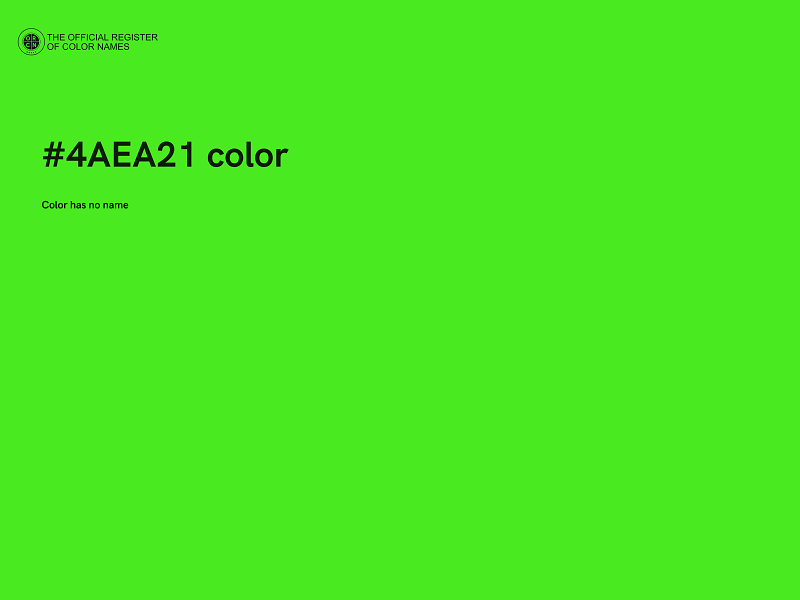 #4AEA21 color image