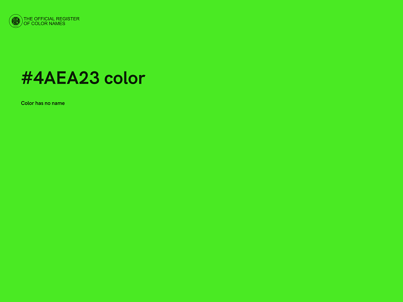 #4AEA23 color image