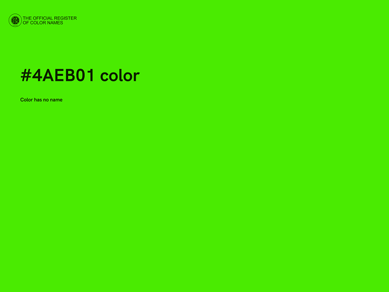 #4AEB01 color image