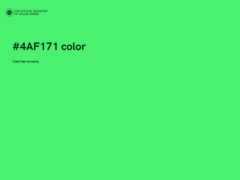 #4AF171 color image