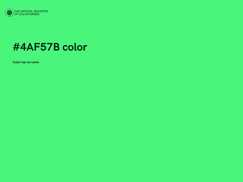 #4AF57B color image