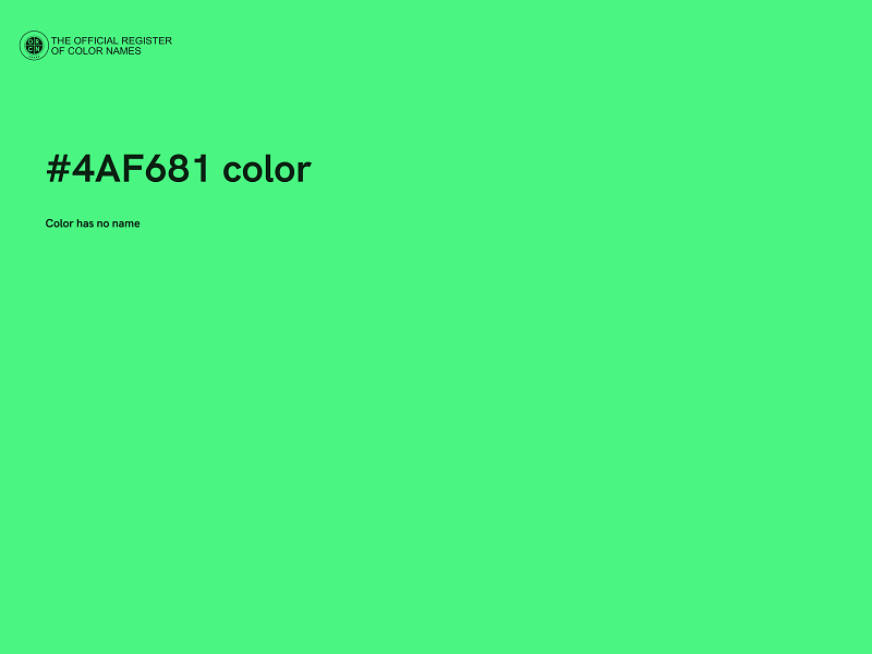 #4AF681 color image