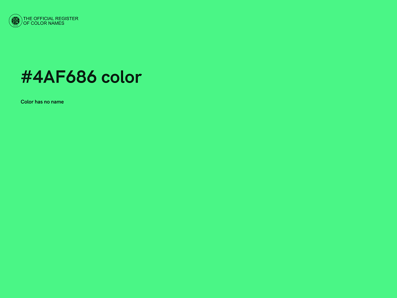 #4AF686 color image