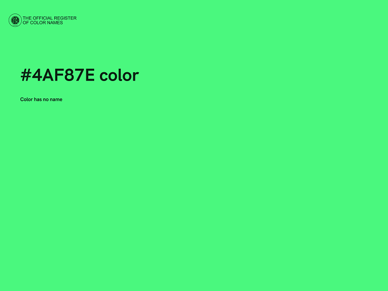 #4AF87E color image