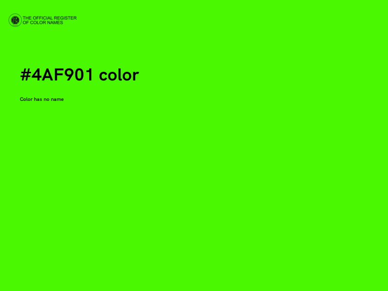 #4AF901 color image
