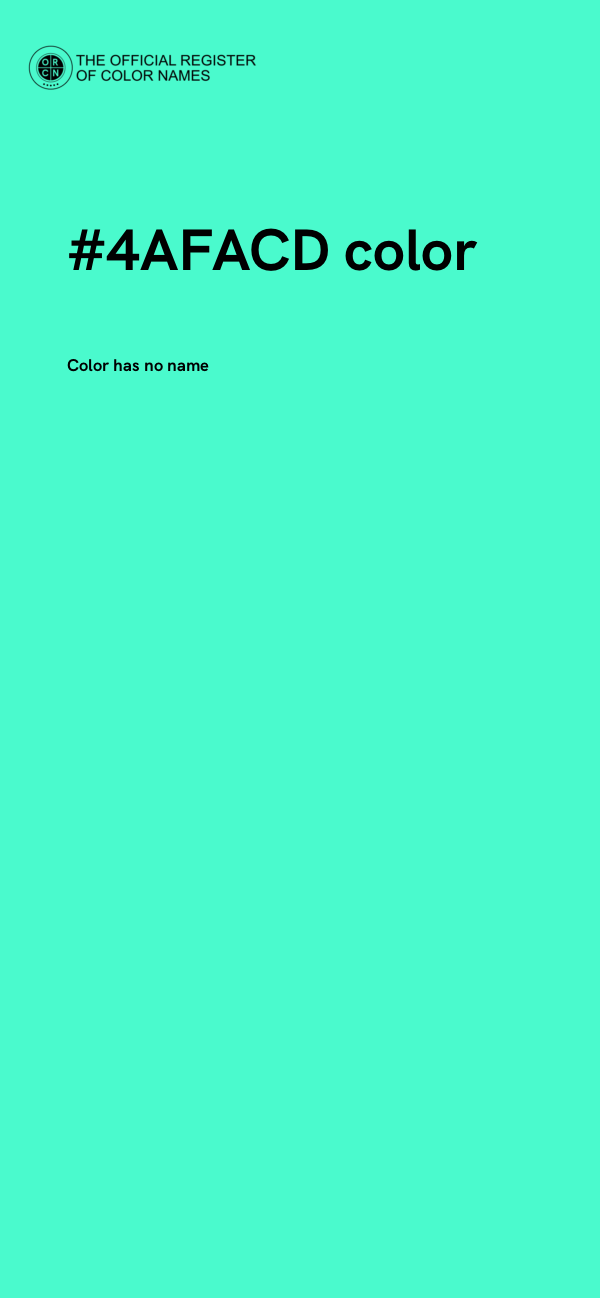#4AFACD color image