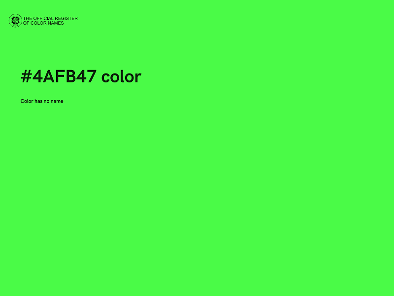 #4AFB47 color image