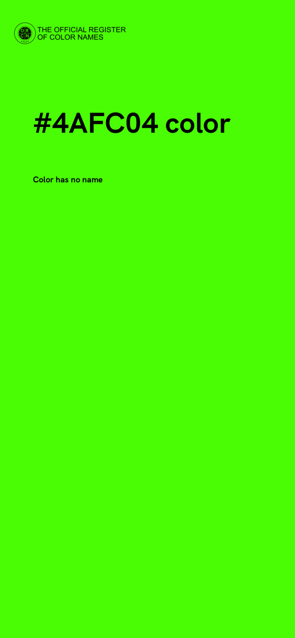 #4AFC04 color image