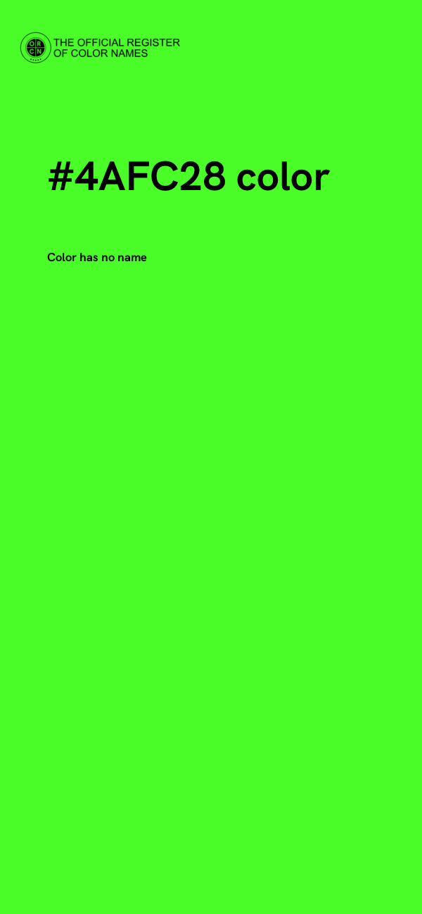 #4AFC28 color image