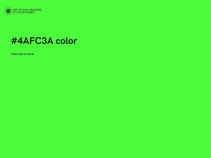 #4AFC3A color image