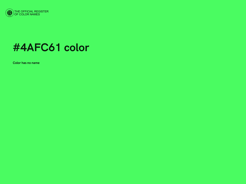 #4AFC61 color image