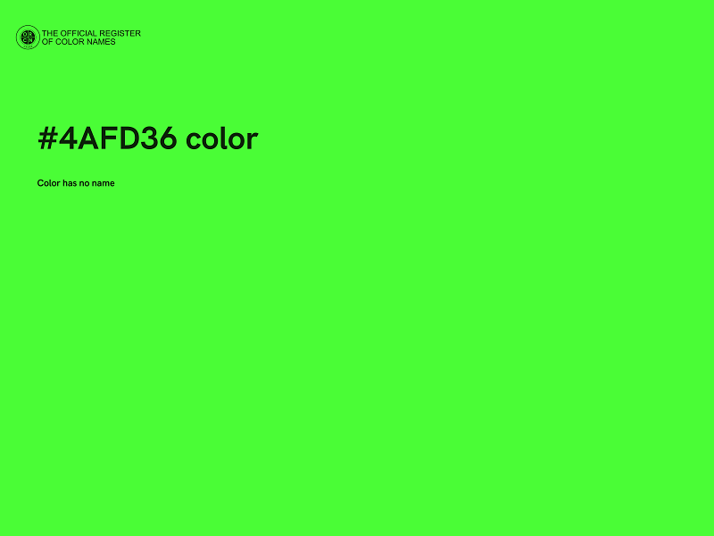 #4AFD36 color image