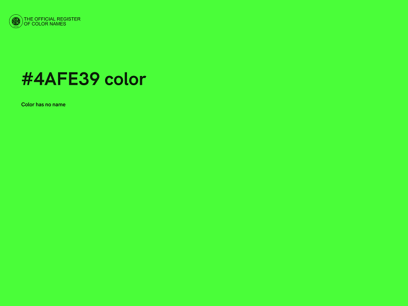 #4AFE39 color image