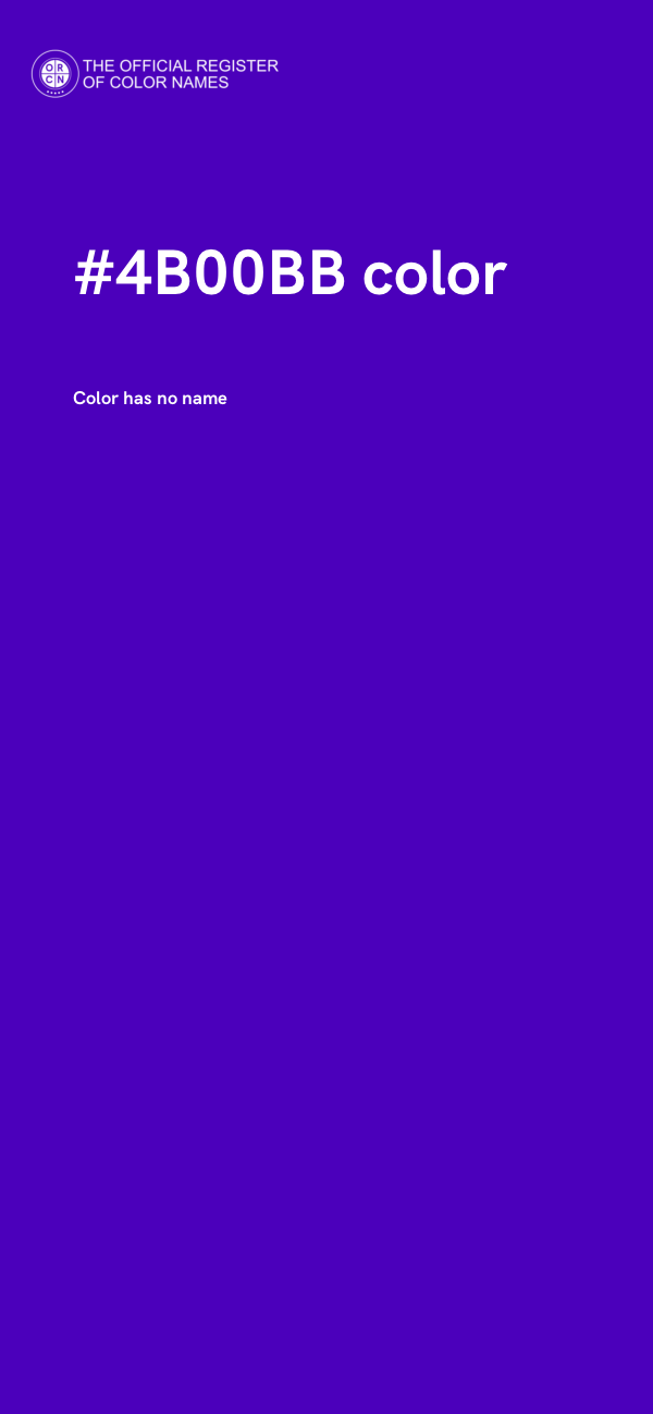 #4B00BB color image