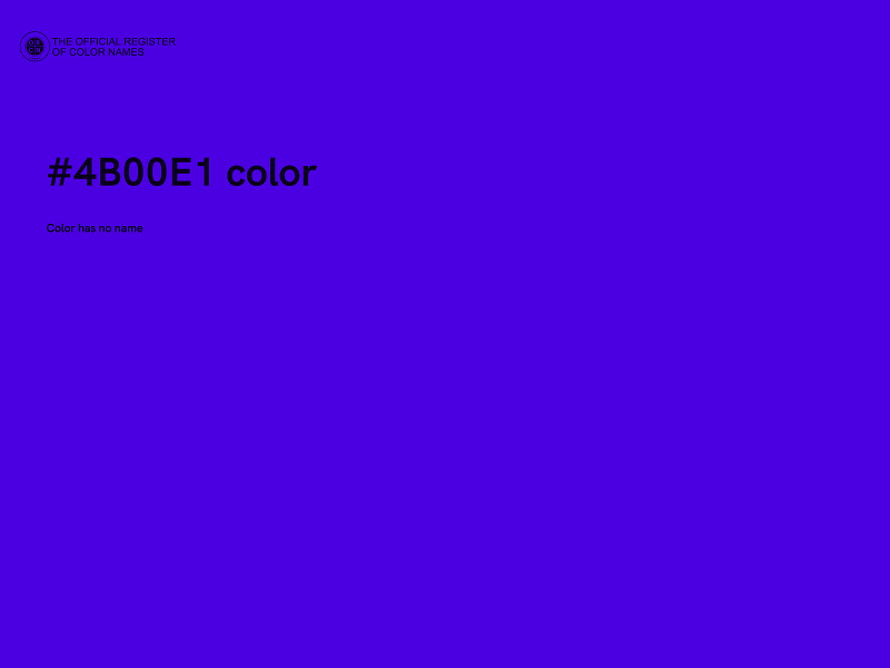 #4B00E1 color image