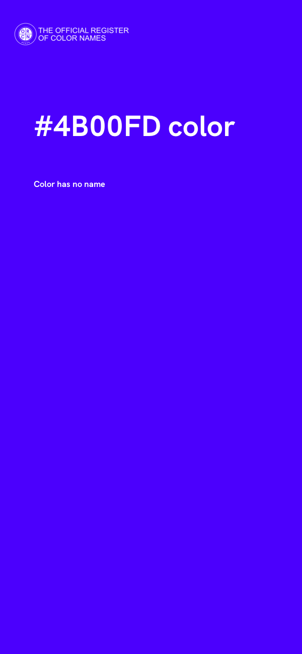 #4B00FD color image