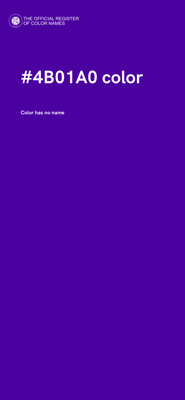 #4B01A0 color image