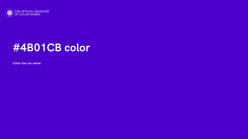 #4B01CB color image