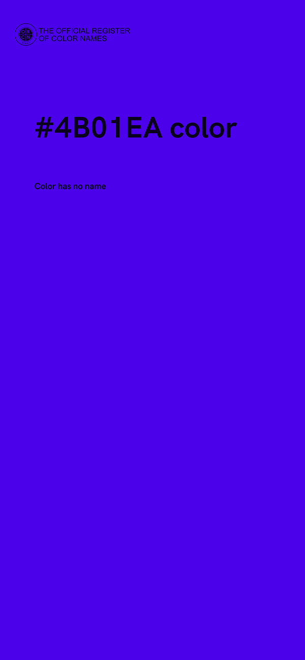 #4B01EA color image