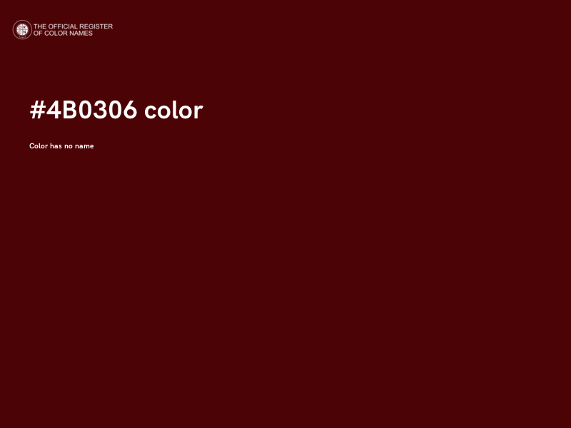 #4B0306 color image