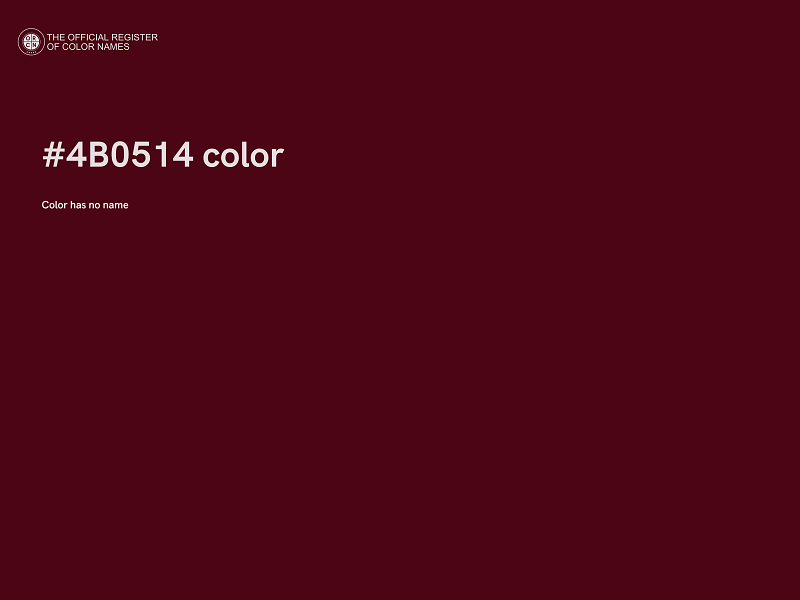 #4B0514 color image