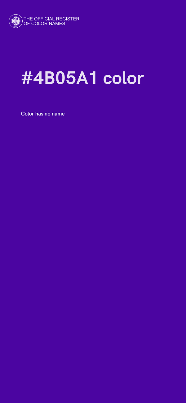 #4B05A1 color image