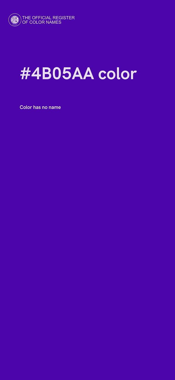 #4B05AA color image