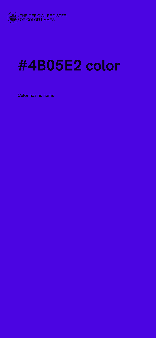 #4B05E2 color image