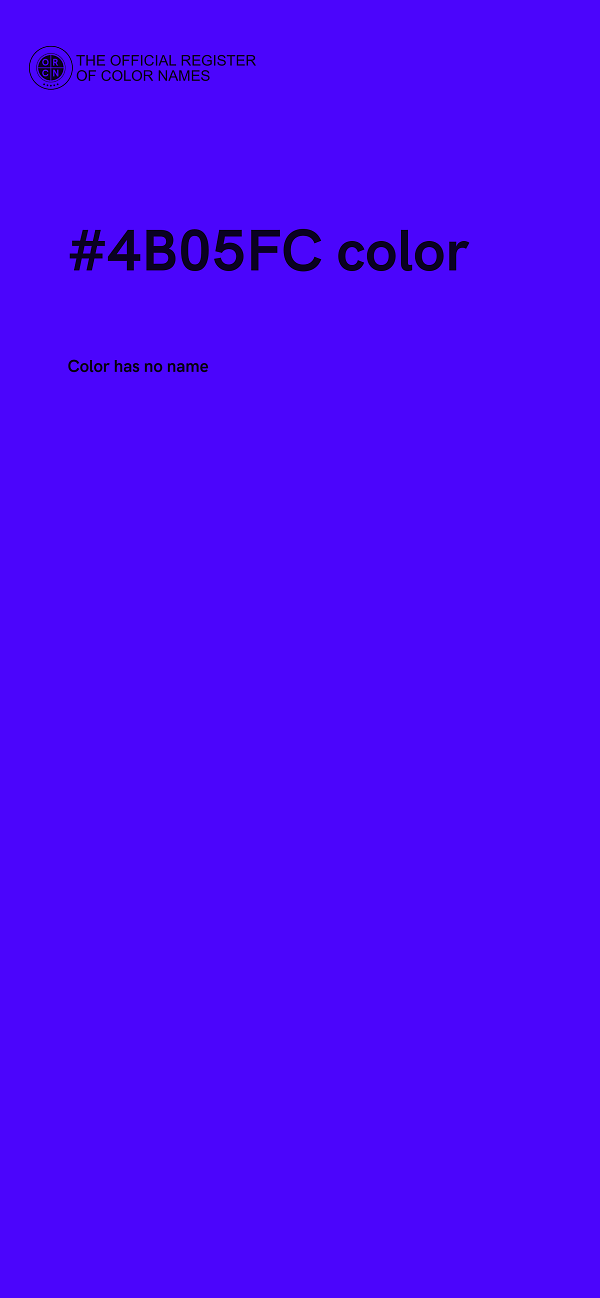 #4B05FC color image