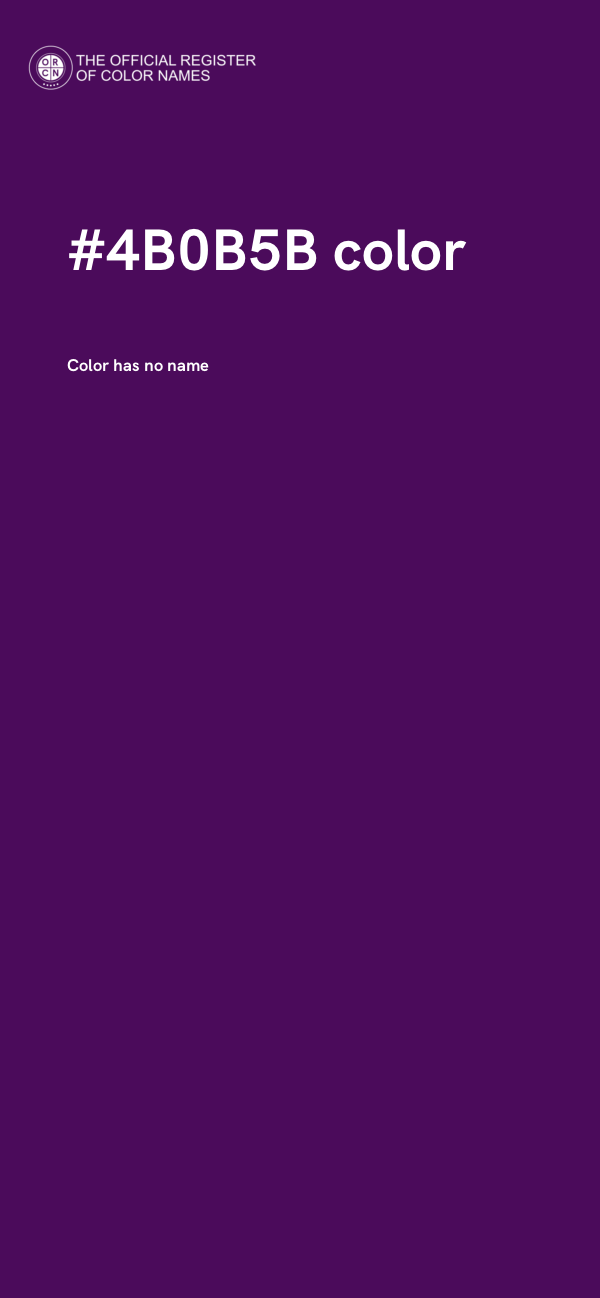 #4B0B5B color image