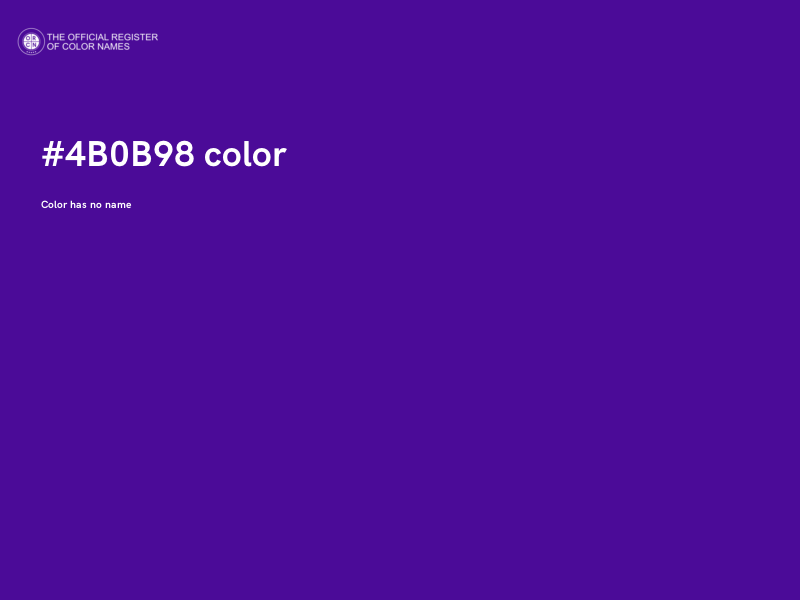 #4B0B98 color image