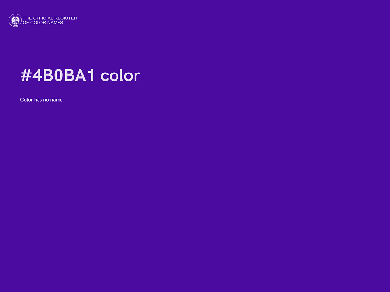 #4B0BA1 color image