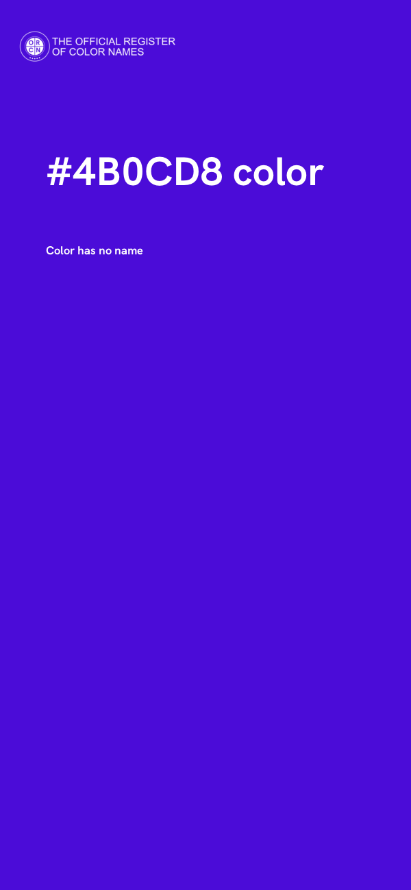 #4B0CD8 color image