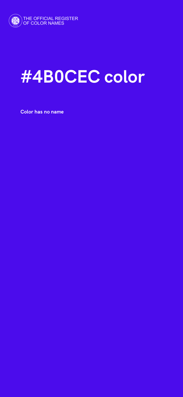 #4B0CEC color image