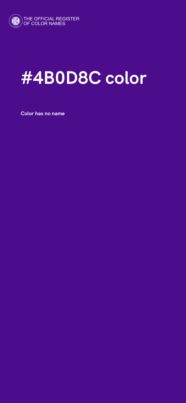 #4B0D8C color image
