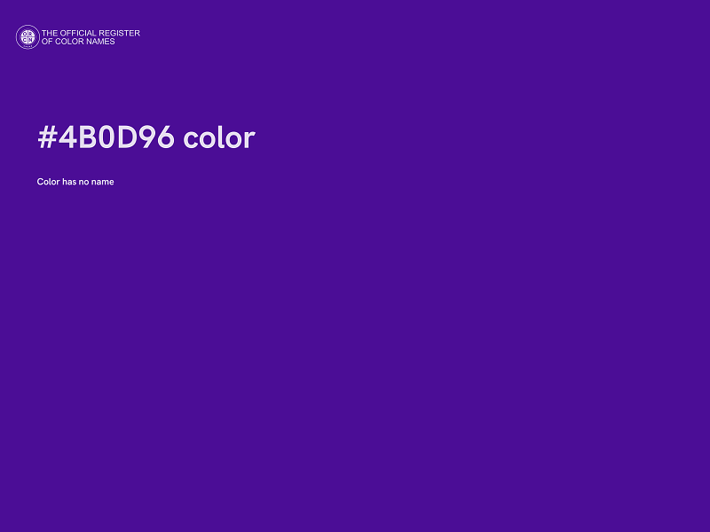 #4B0D96 color image