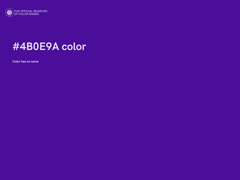 #4B0E9A color image