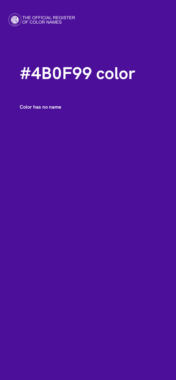 #4B0F99 color image