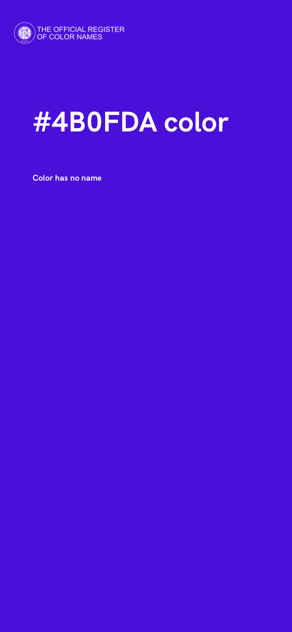 #4B0FDA color image
