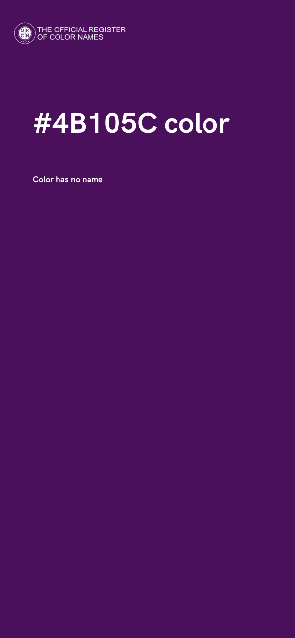 #4B105C color image