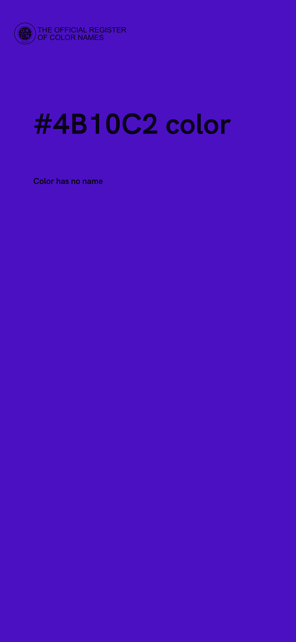 #4B10C2 color image