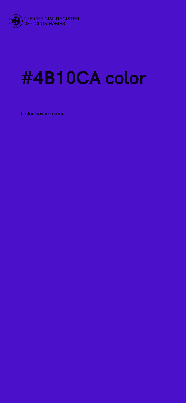#4B10CA color image
