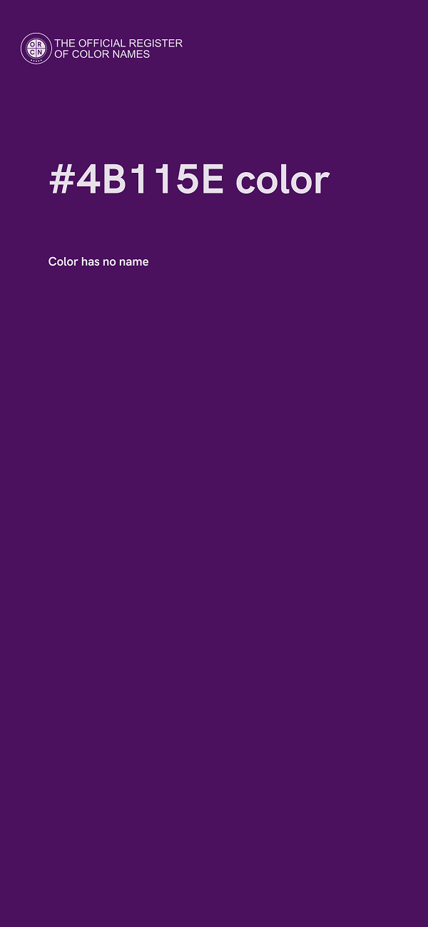 #4B115E color image