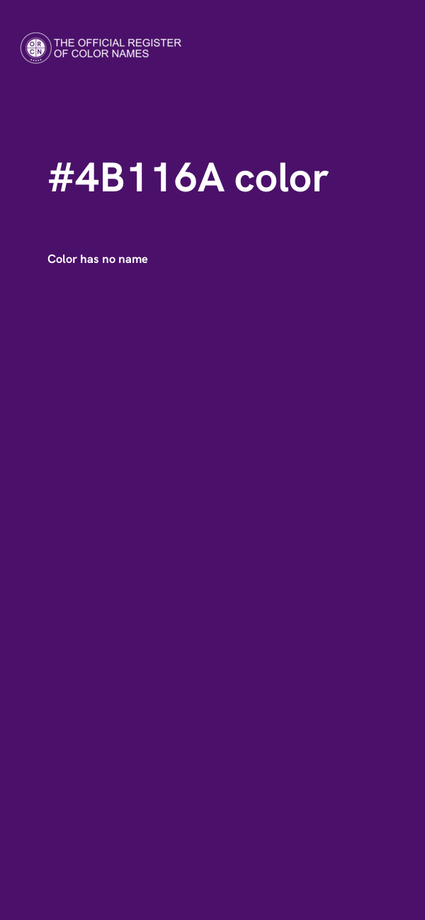 #4B116A color image