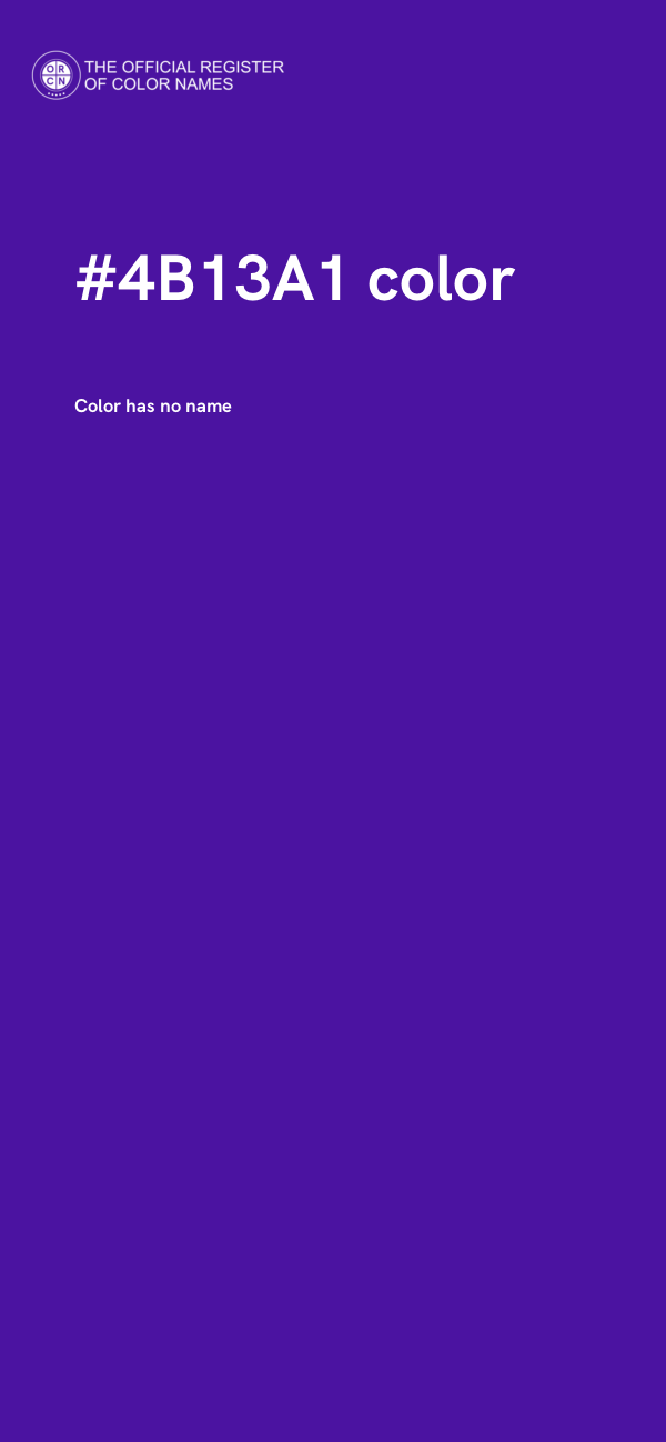 #4B13A1 color image